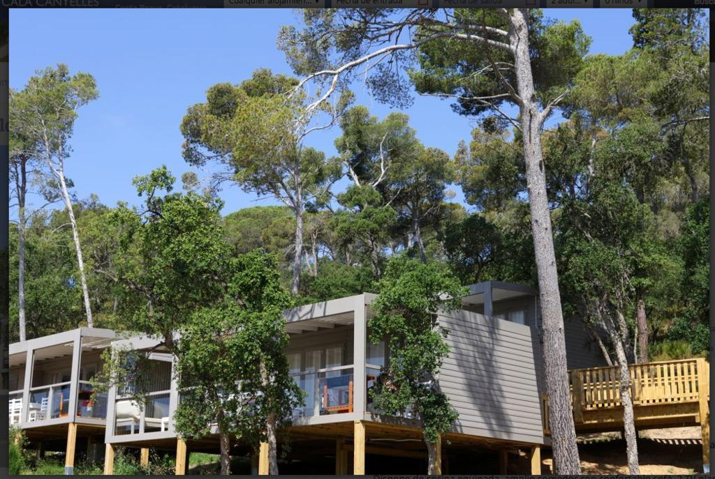 מלון יורט דה מאר Camping Senia Cala Canyelles מראה חיצוני תמונה